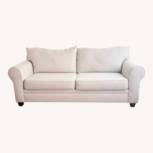 Used Bob's Discount Furniture Gold Fabric Sleeper Sofa for sale on AptDeco