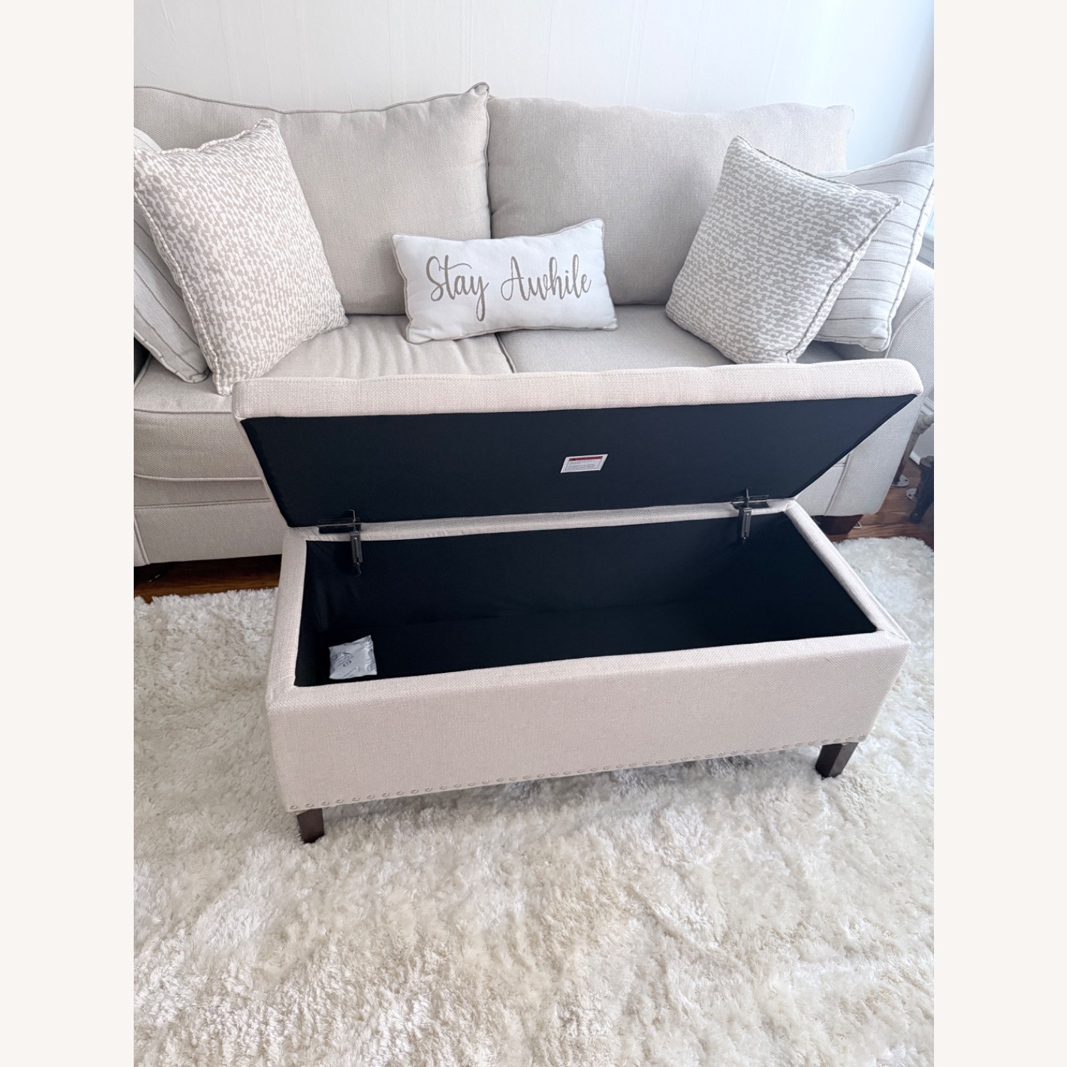 Bob's Discount Furniture Gold Fabric Sleeper Sofa - image-5