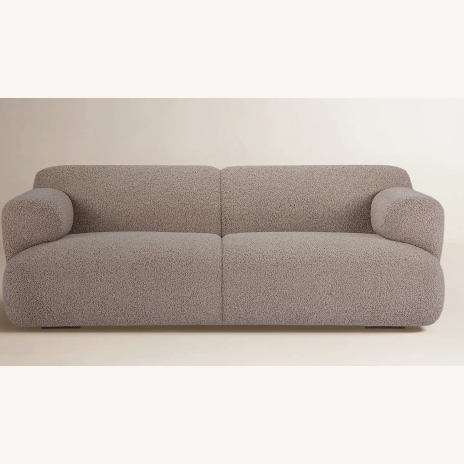 AllModern Marilee Brown Sherling Sofa - image-4