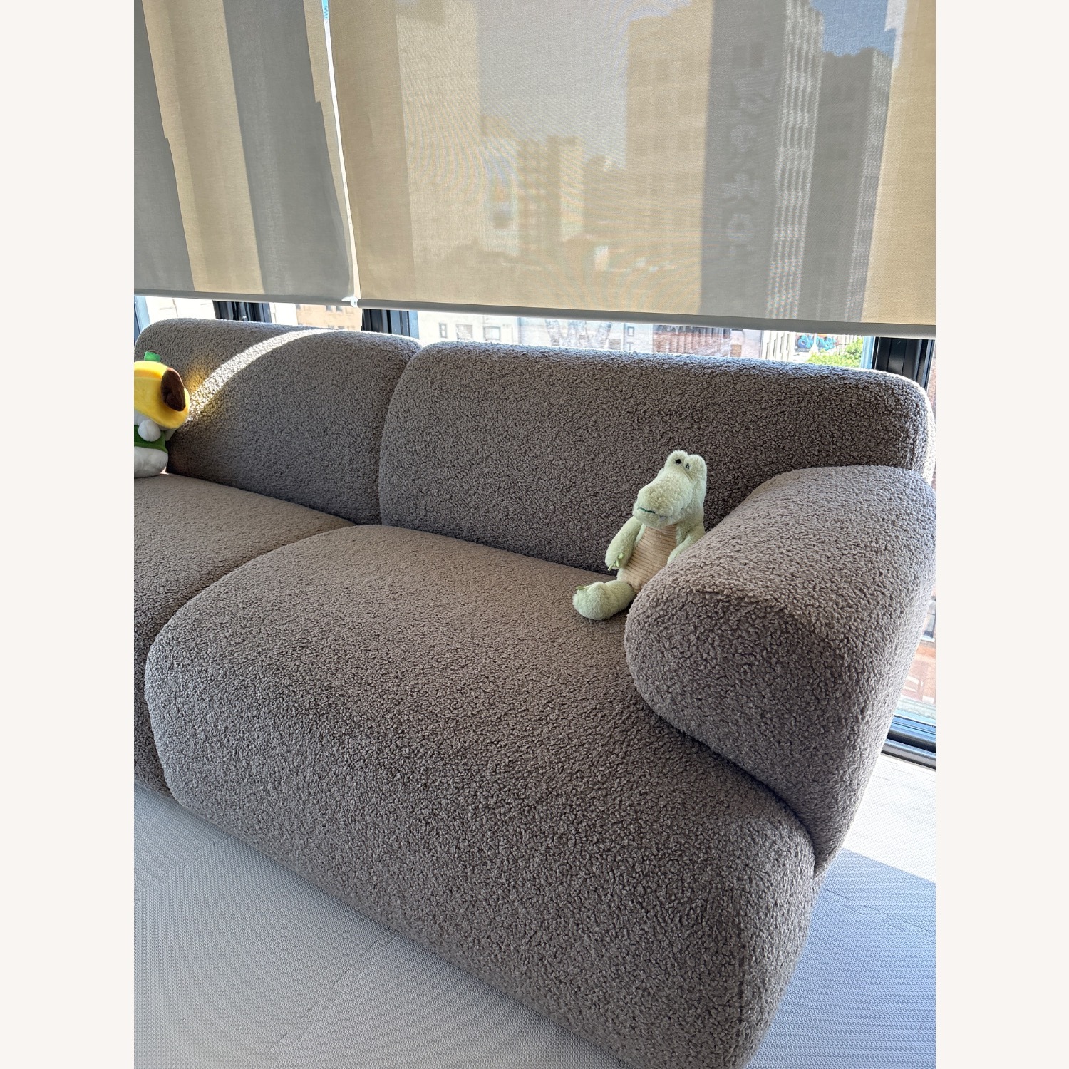 AllModern Marilee Brown Sherling Sofa - image-2