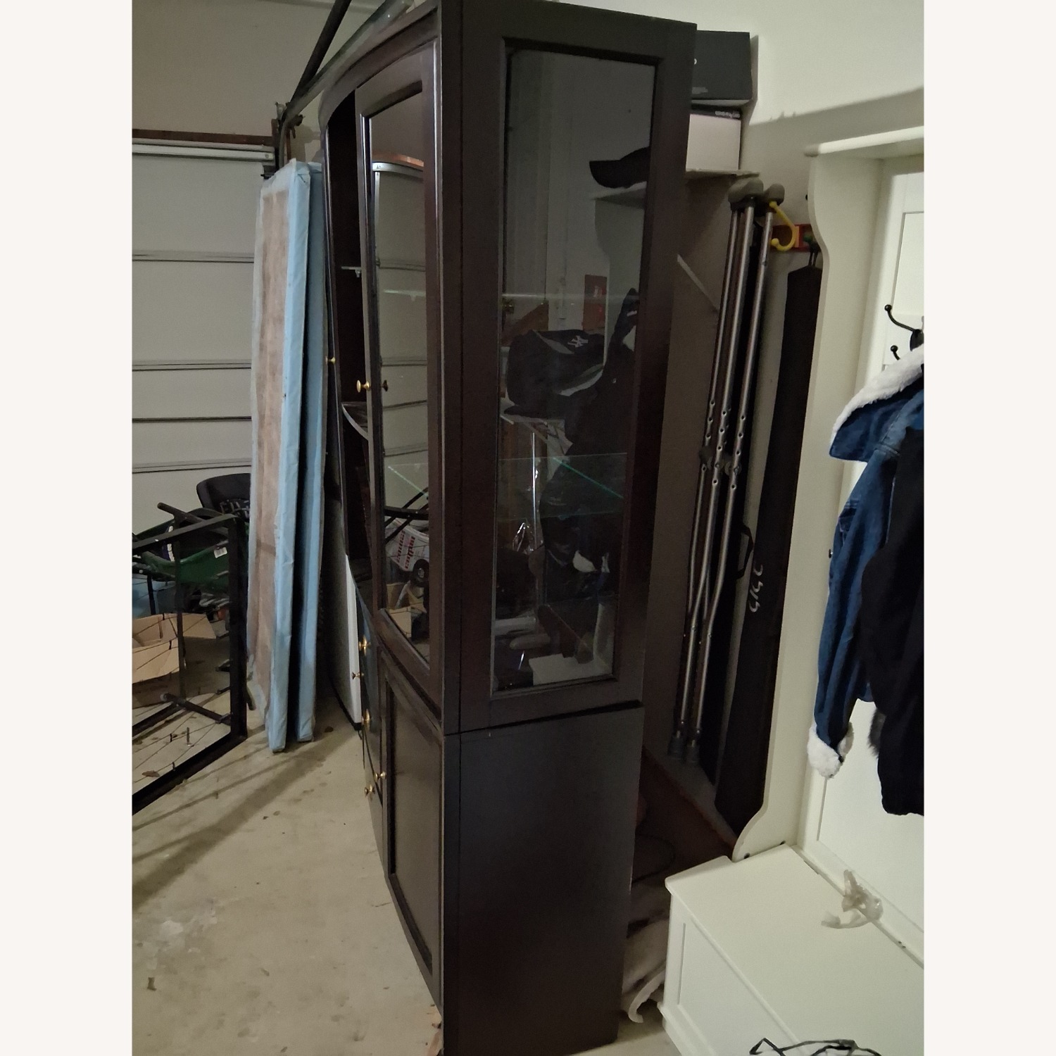 Dark Brown Wood Sideboard - image-2