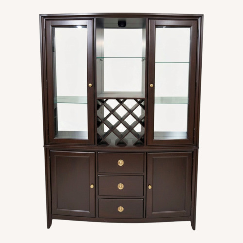 Used Dark Brown Wood Sideboard for sale on AptDeco