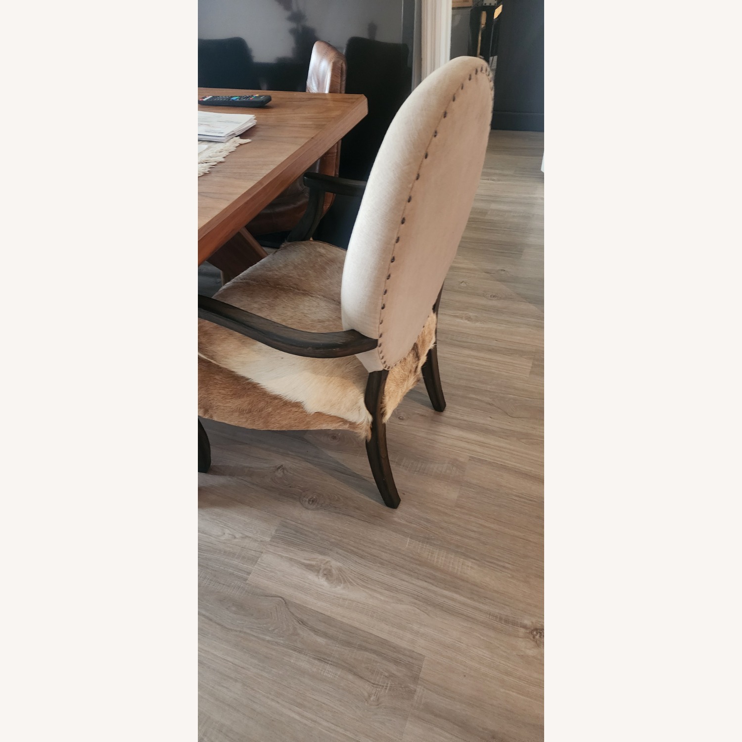 American Signature Cowhide Accent Chair - image-2