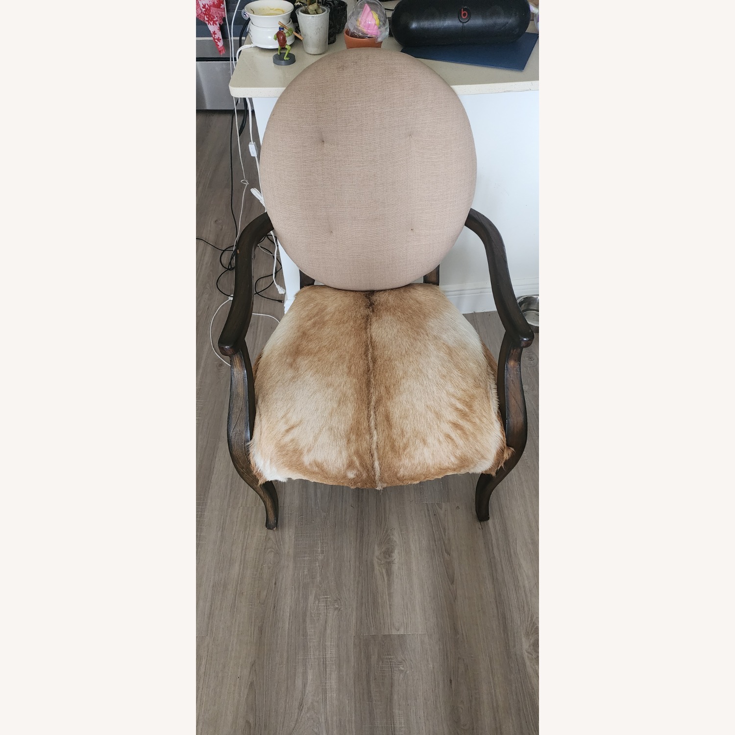 American Signature Cowhide Accent Chair - image-1