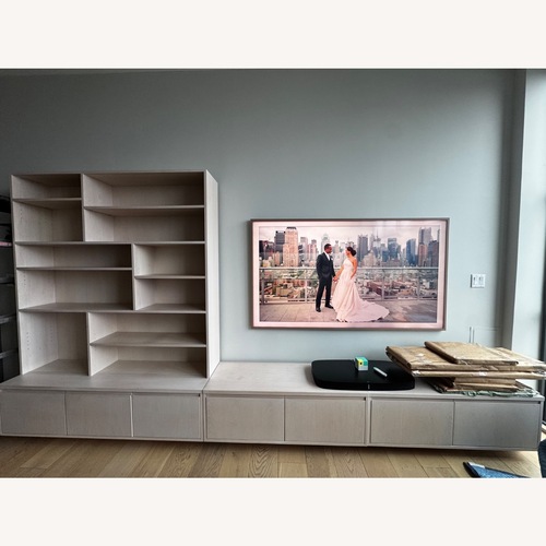 Used Room & Board Keaton Natural Wood Wall Unit for sale on AptDeco