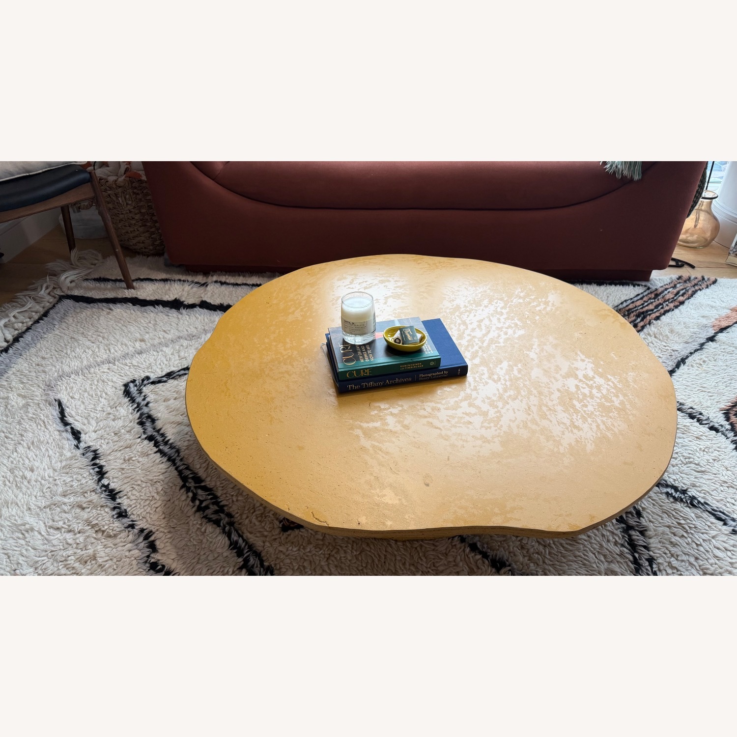 Italian Designer Yellow Coffee Table - image-3
