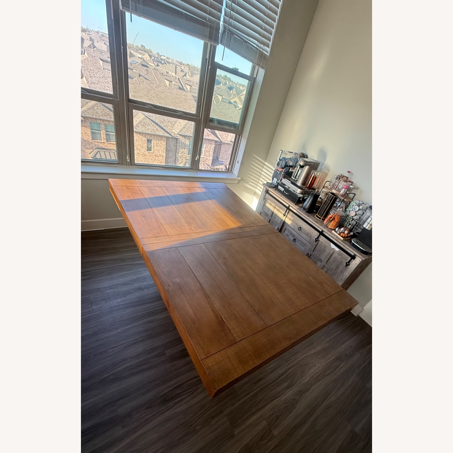 Dark Brown Wood Dining Sets - image-2