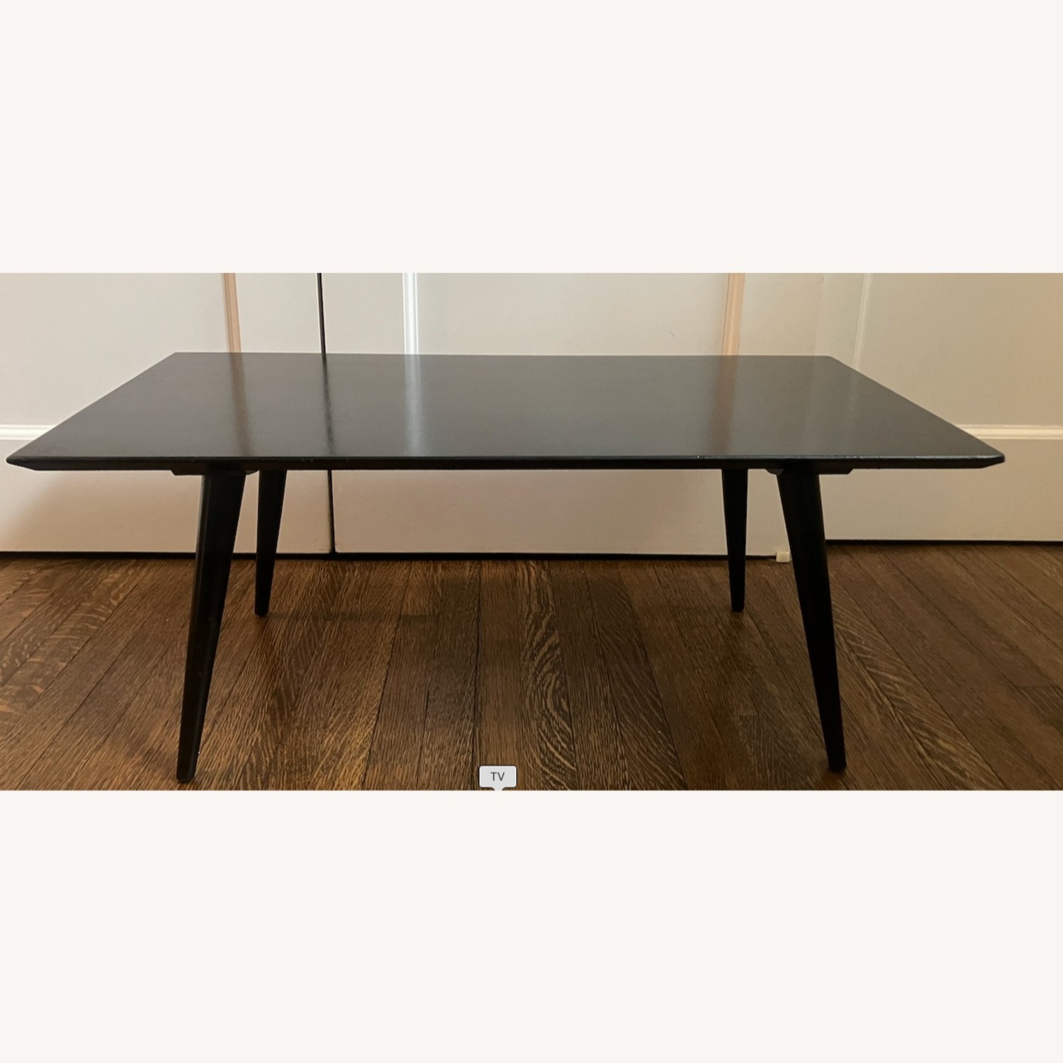 Paul McCobb Black Lacquered Wood Coffee Table - image-1