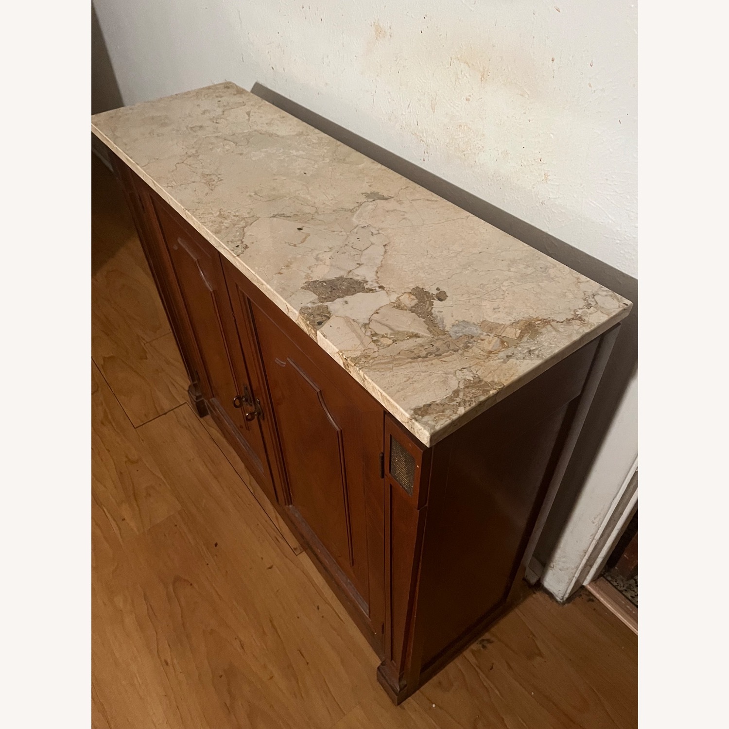 Vintage/Antique Light Brown Wood Sideboard - image-3