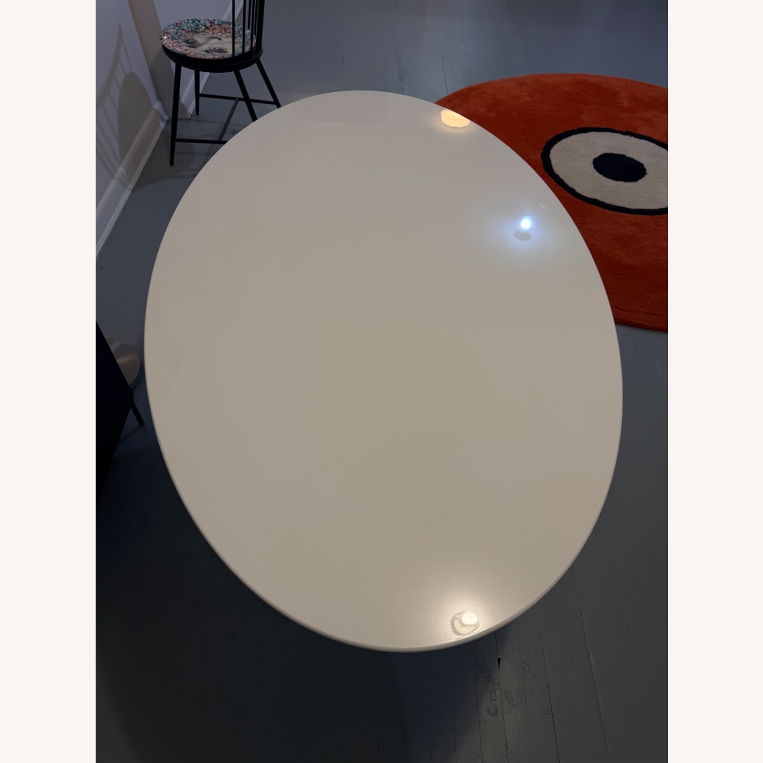 Modway Lippa 60" Oval White Wood Top Dining Table - image-3