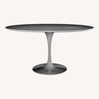 Modway Lippa 60" Oval White Wood Top Dining Table