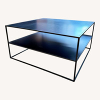 ABC Carpet and Home Black Metal Coffee Table