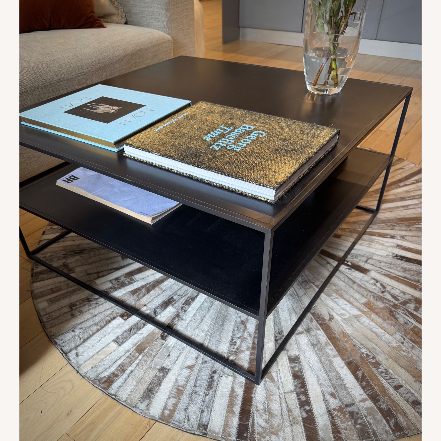 ABC Carpet and Home Black Metal Coffee Table - image-3