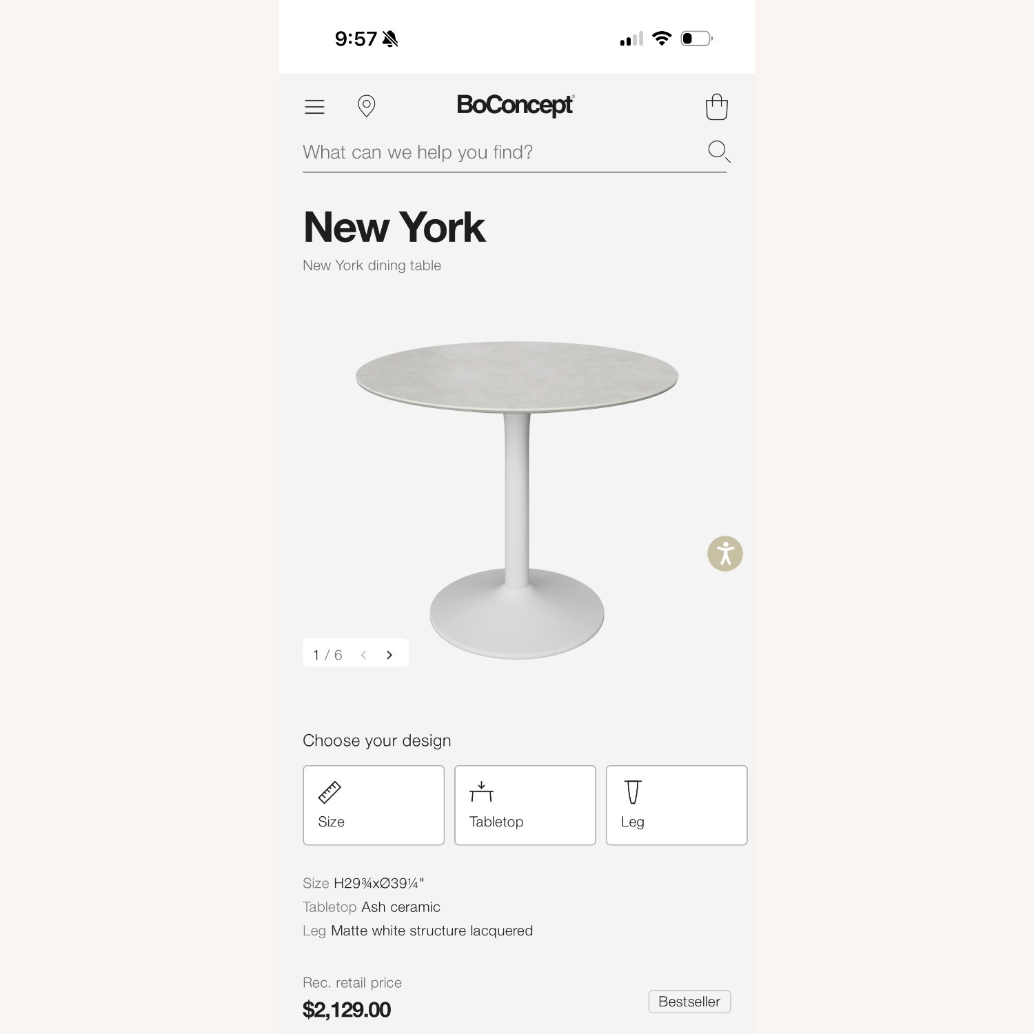 Bo Concept New York Dining Table - image-3