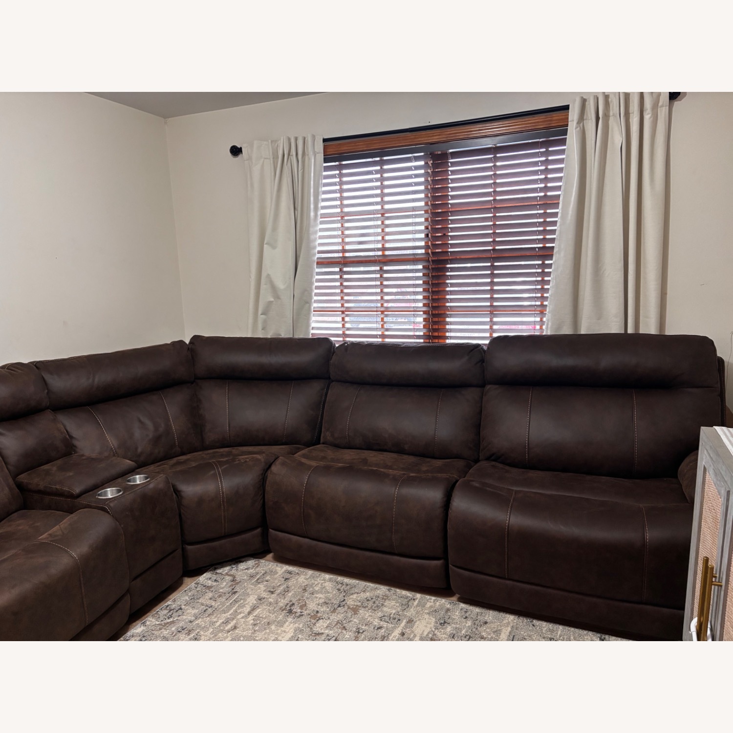 Raymour & Flanigan Gates Dark Brown 3+ Piece Sectional - image-3