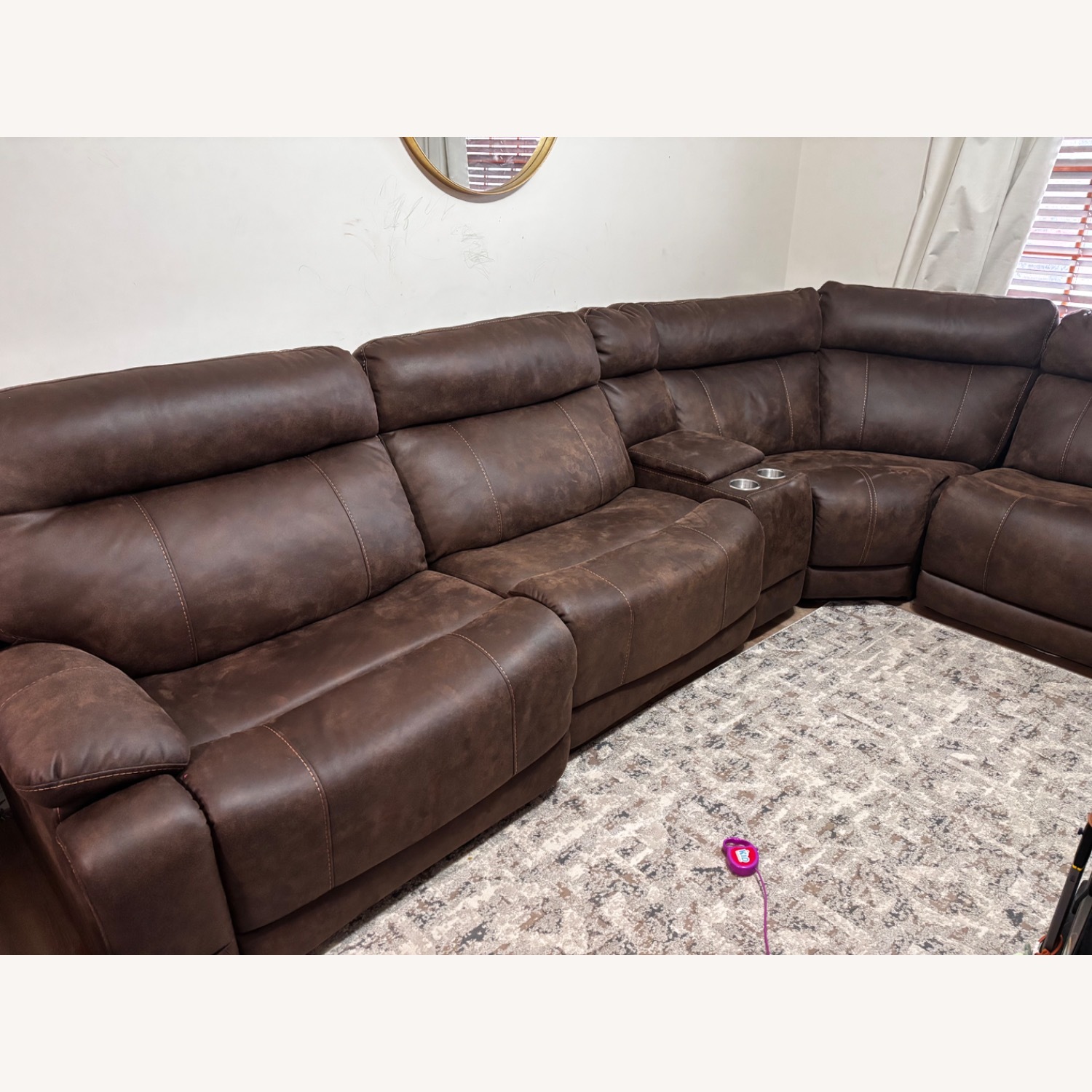 Raymour & Flanigan Gates Dark Brown 3+ Piece Sectional - image-2