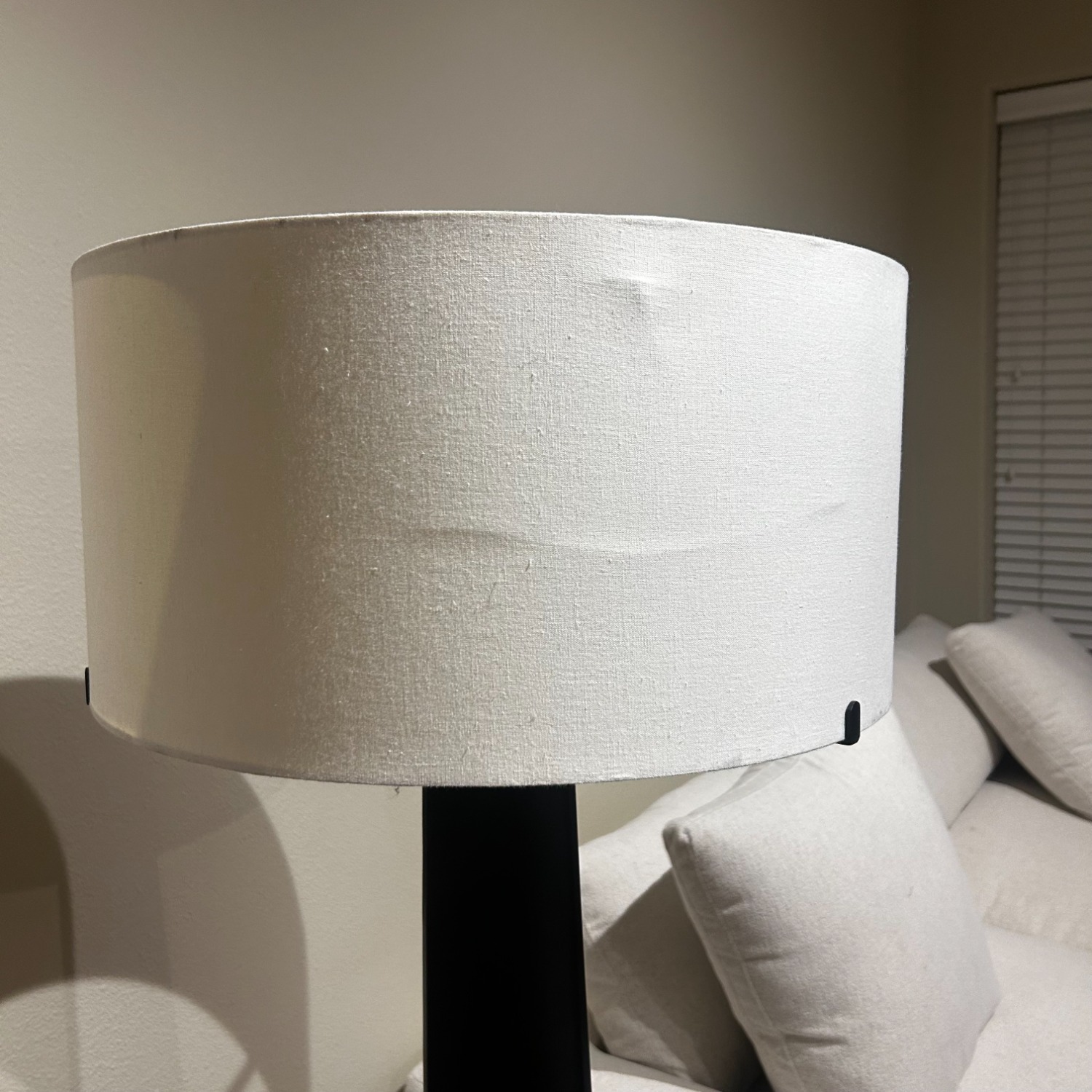 Crate & Barrel Isla Black Metal Floor Lamp - image-2