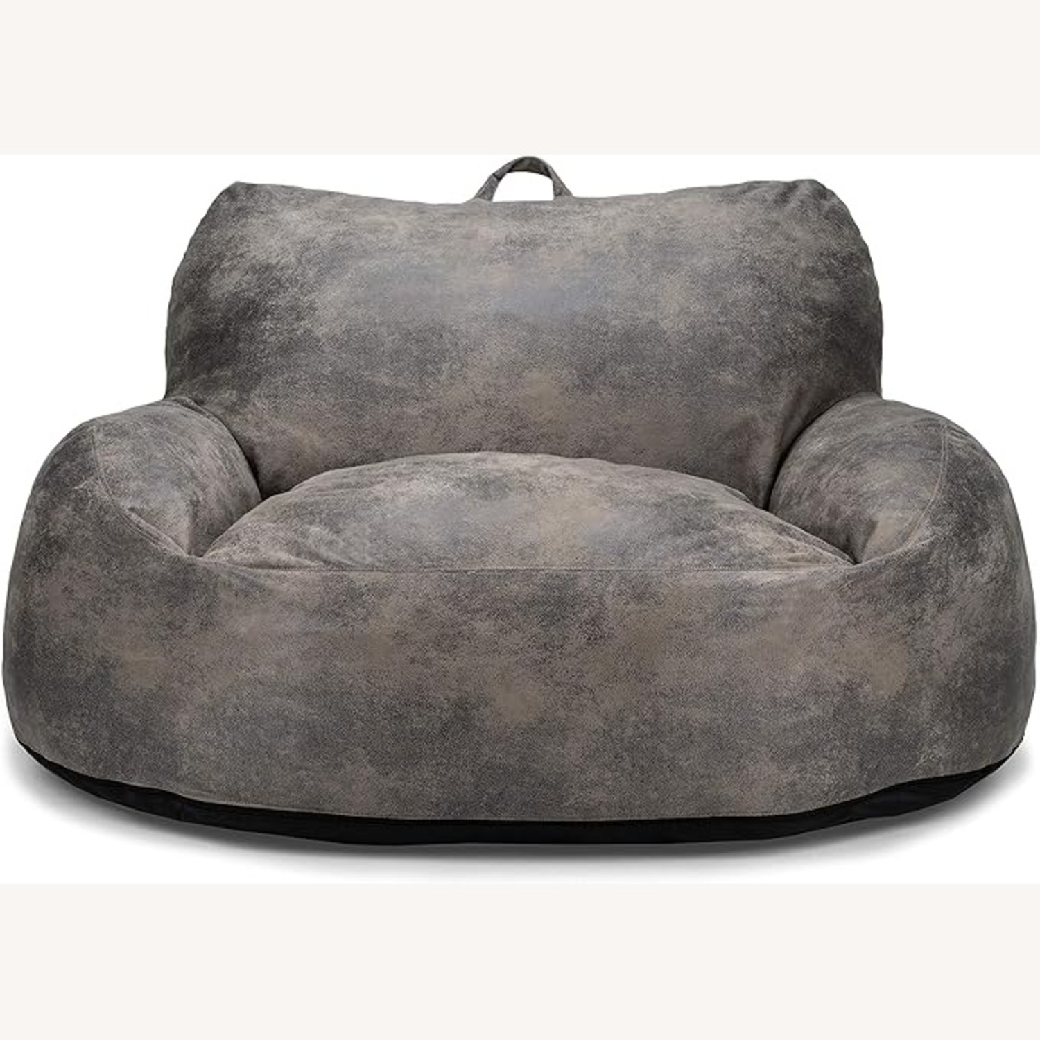 Light Gray Fabric Loveseat and Ottoman - image-6