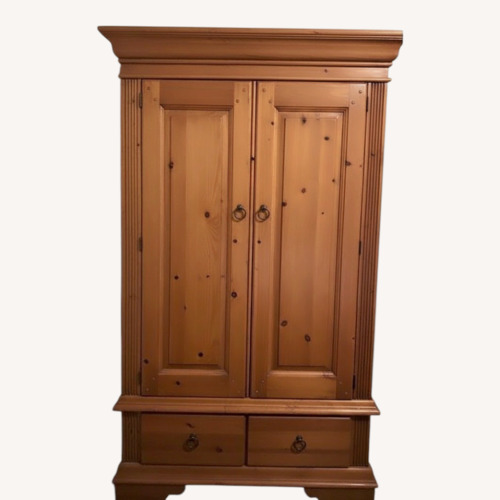 Used Solid Wood Armoire  for sale on AptDeco