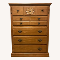 Light Brown Wood Chest