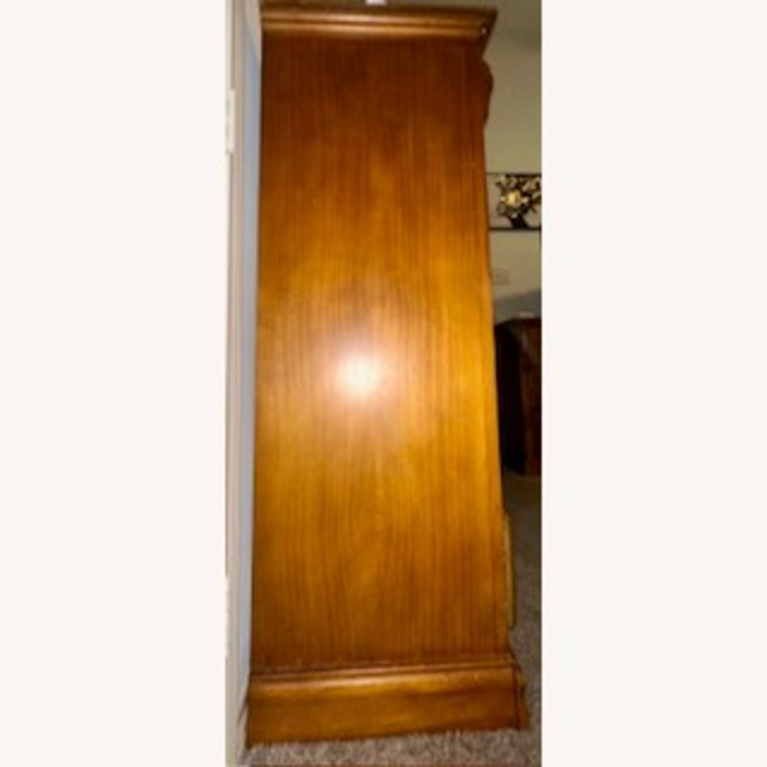 Light Brown Wood Chest - image-3