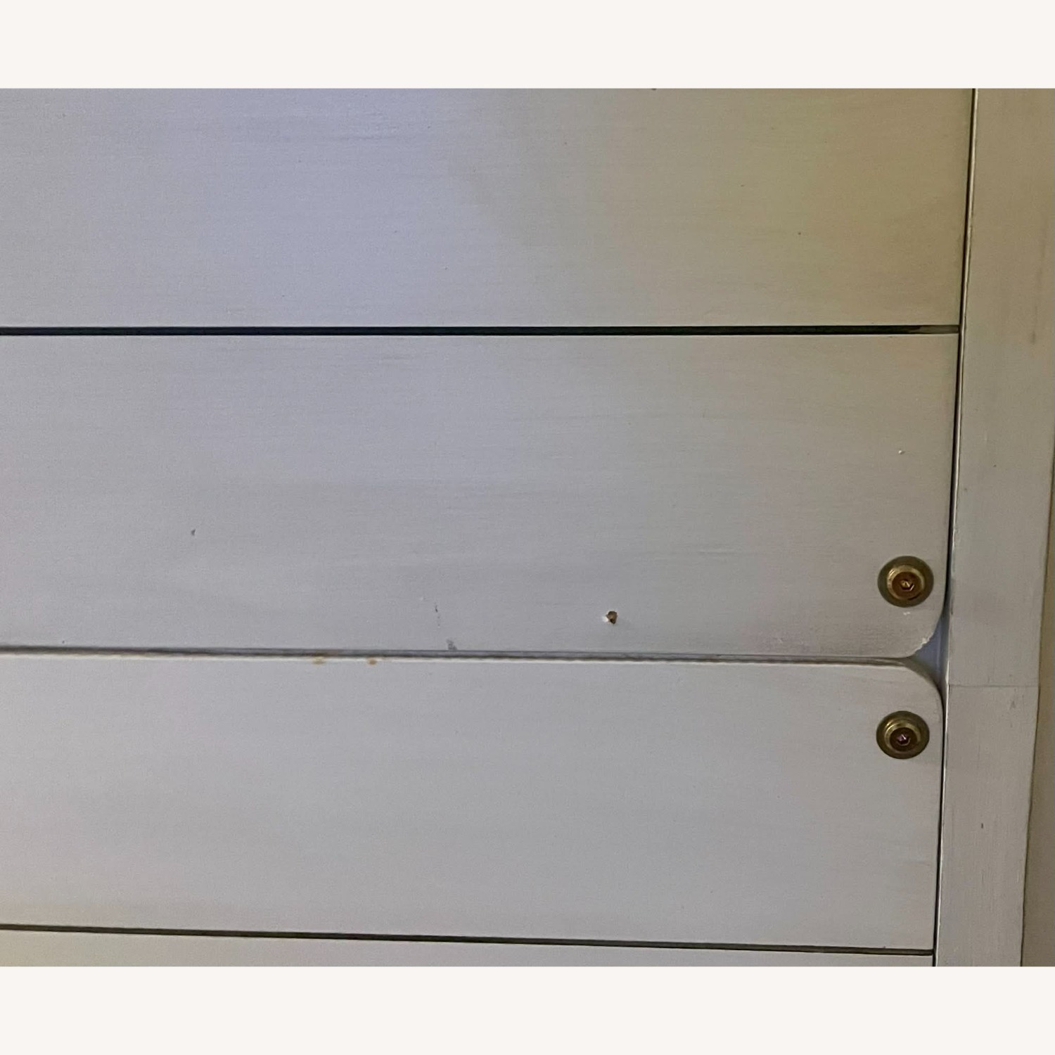 French Country White Shiplap Headboard - image-3