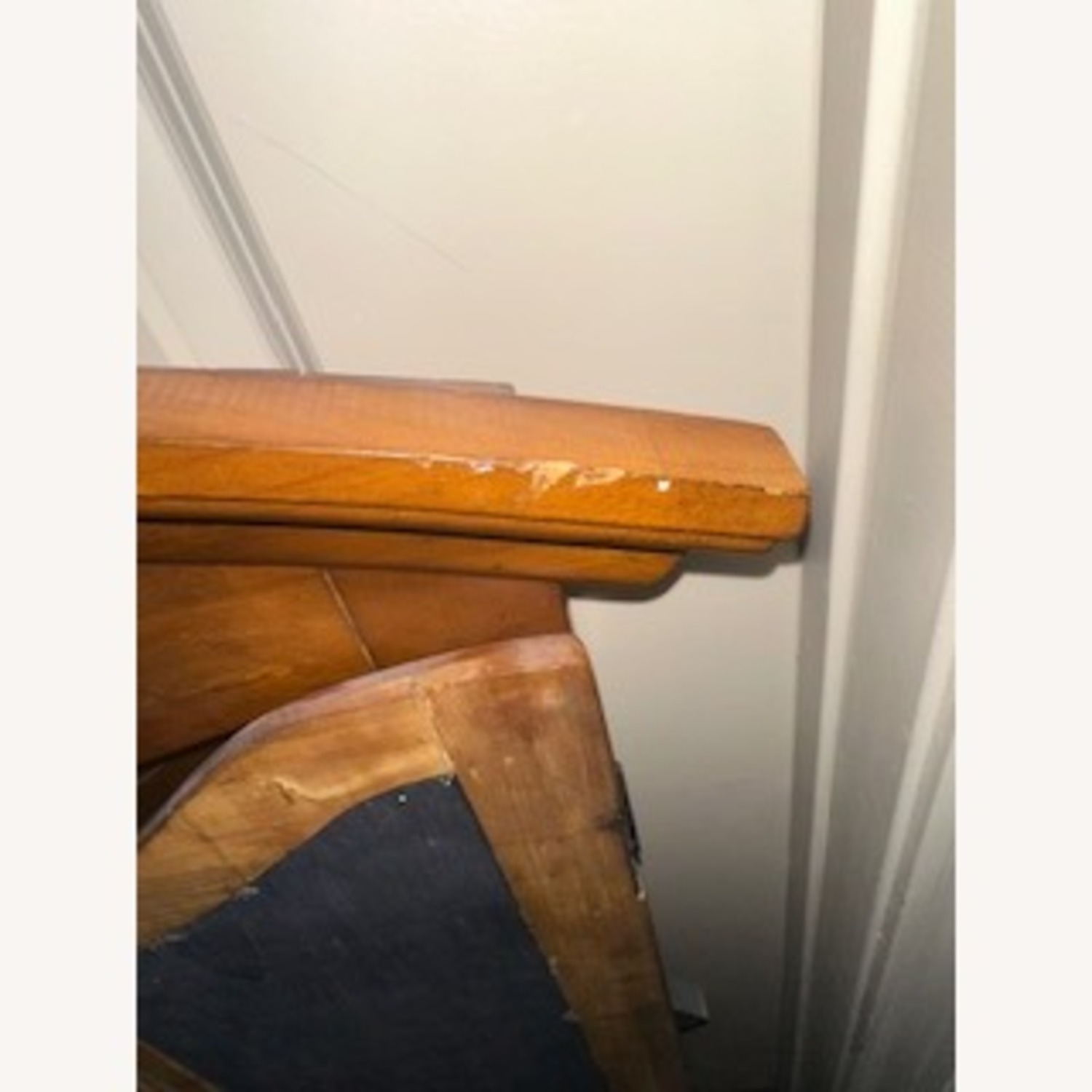 Light Brown Wood Folding Mirror - image-3