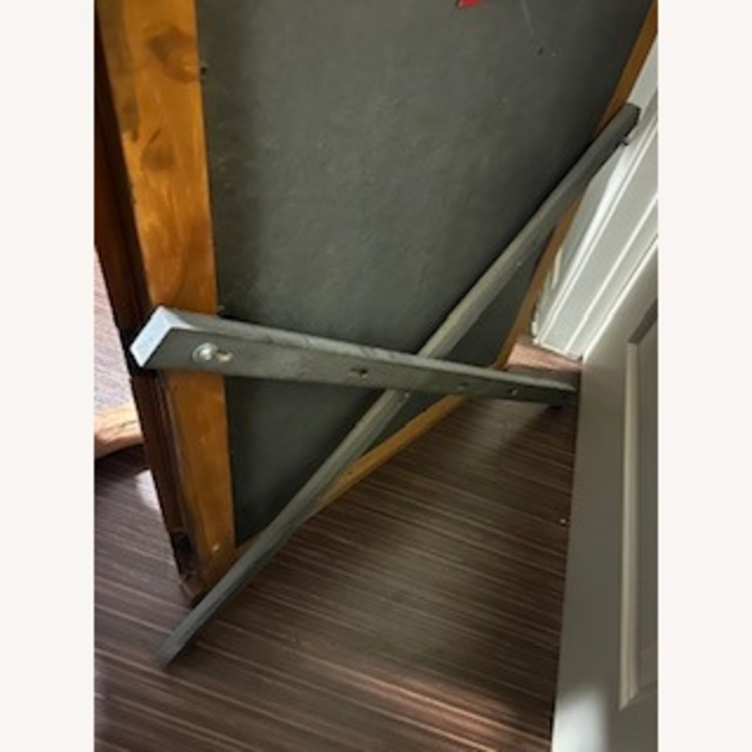 Light Brown Wood Folding Mirror - image-4