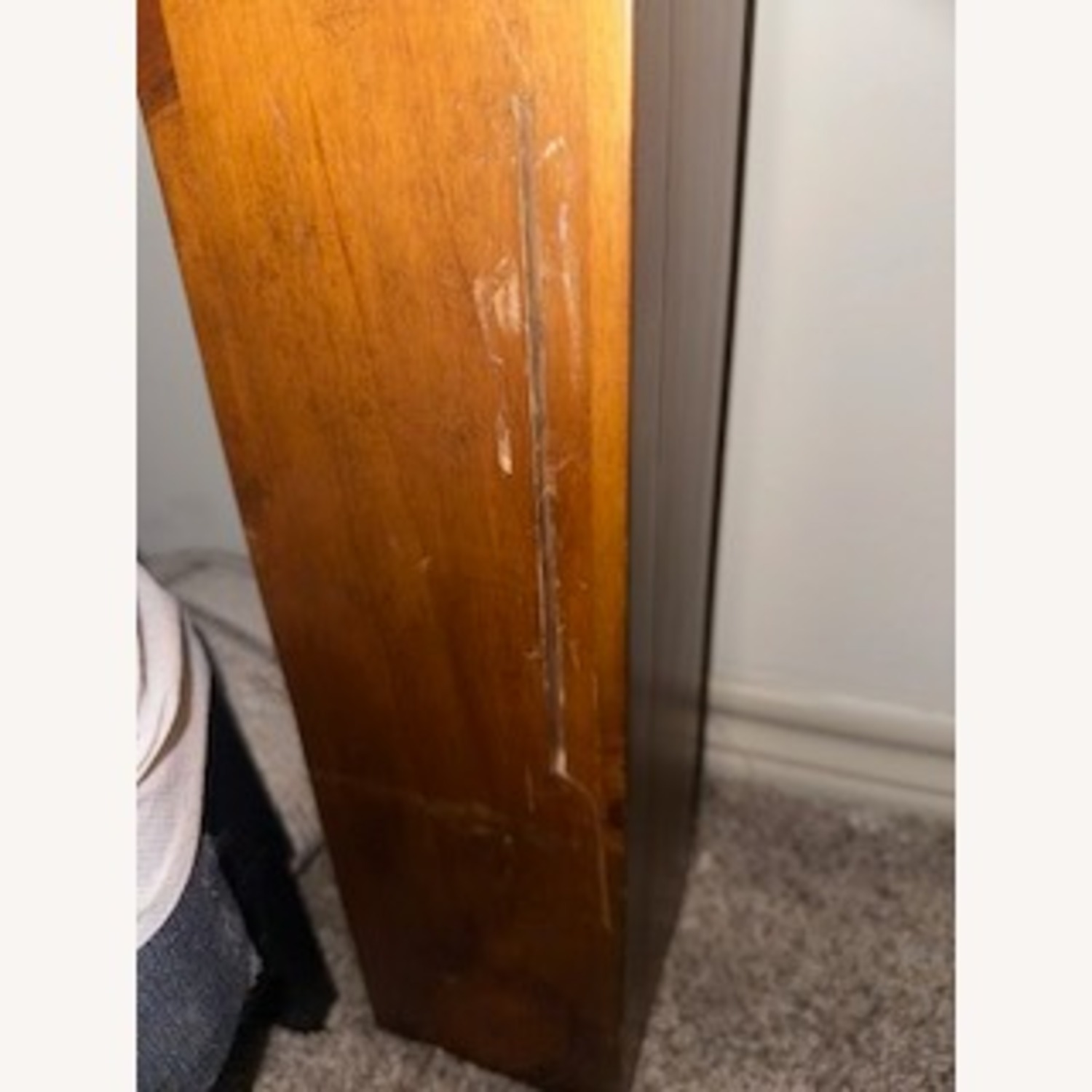 Light Brown Wood Headboard - image-2