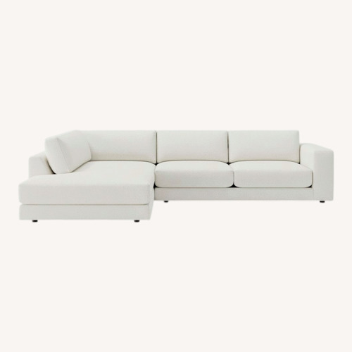 Used Pottery Barn White 3+ Piece Sectional for sale on AptDeco