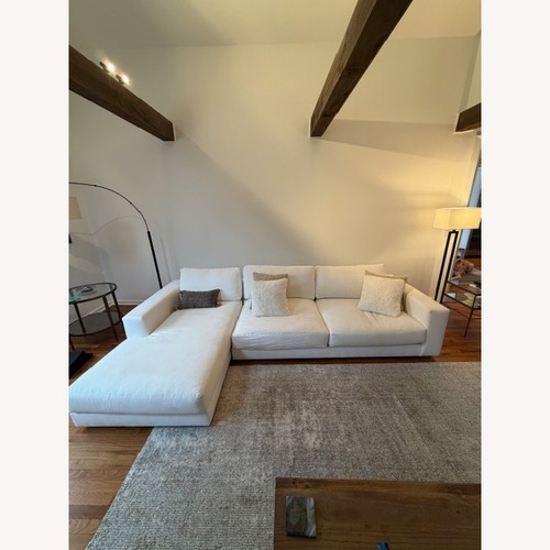 Used Pottery Barn White 3+ Piece Sectional for sale on AptDeco