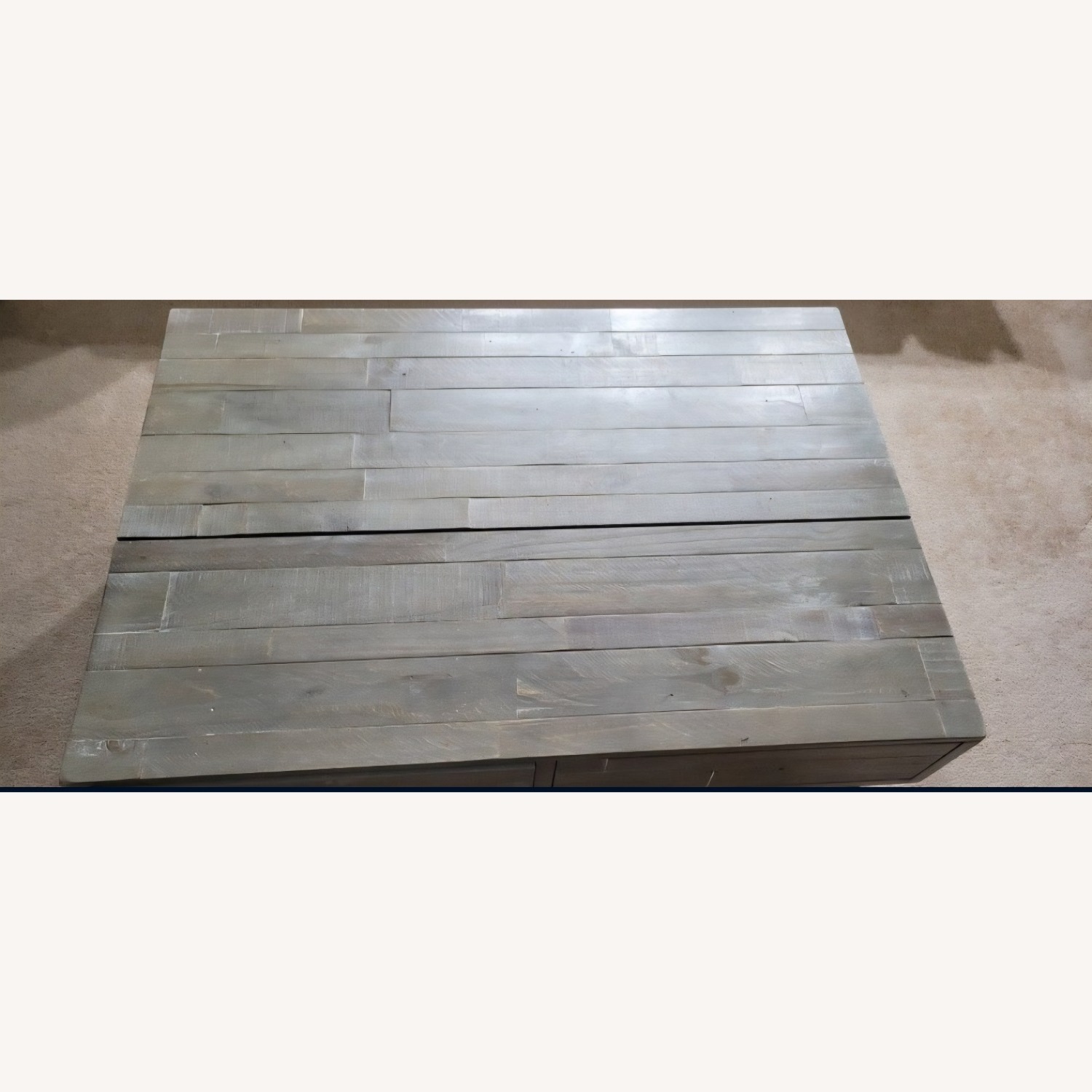 Ashley Furniture Light Gray Wood Coffee Table - image-12