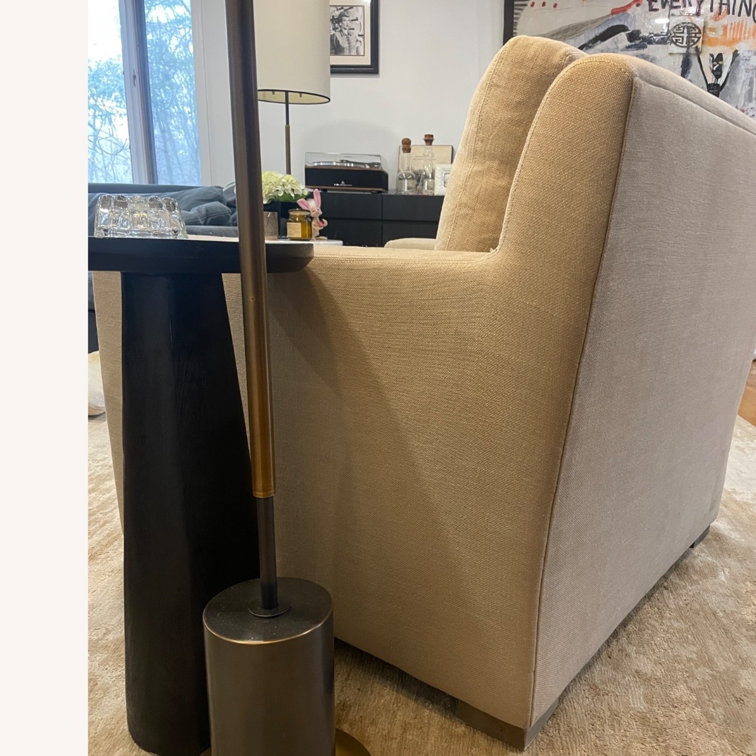 Restoration Hardware Belgian Track Arm Chair - image-9