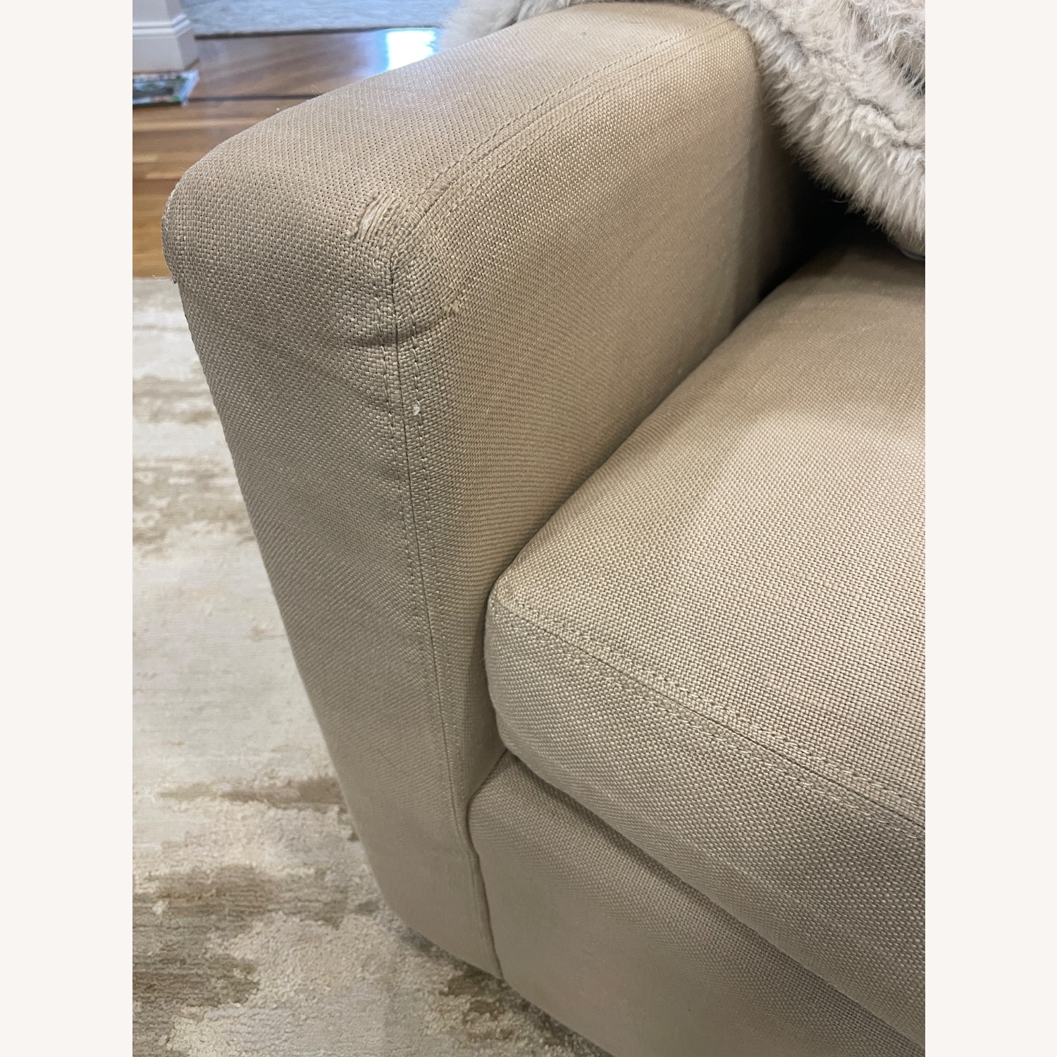 Restoration Hardware Belgian Track Arm Chair - image-1