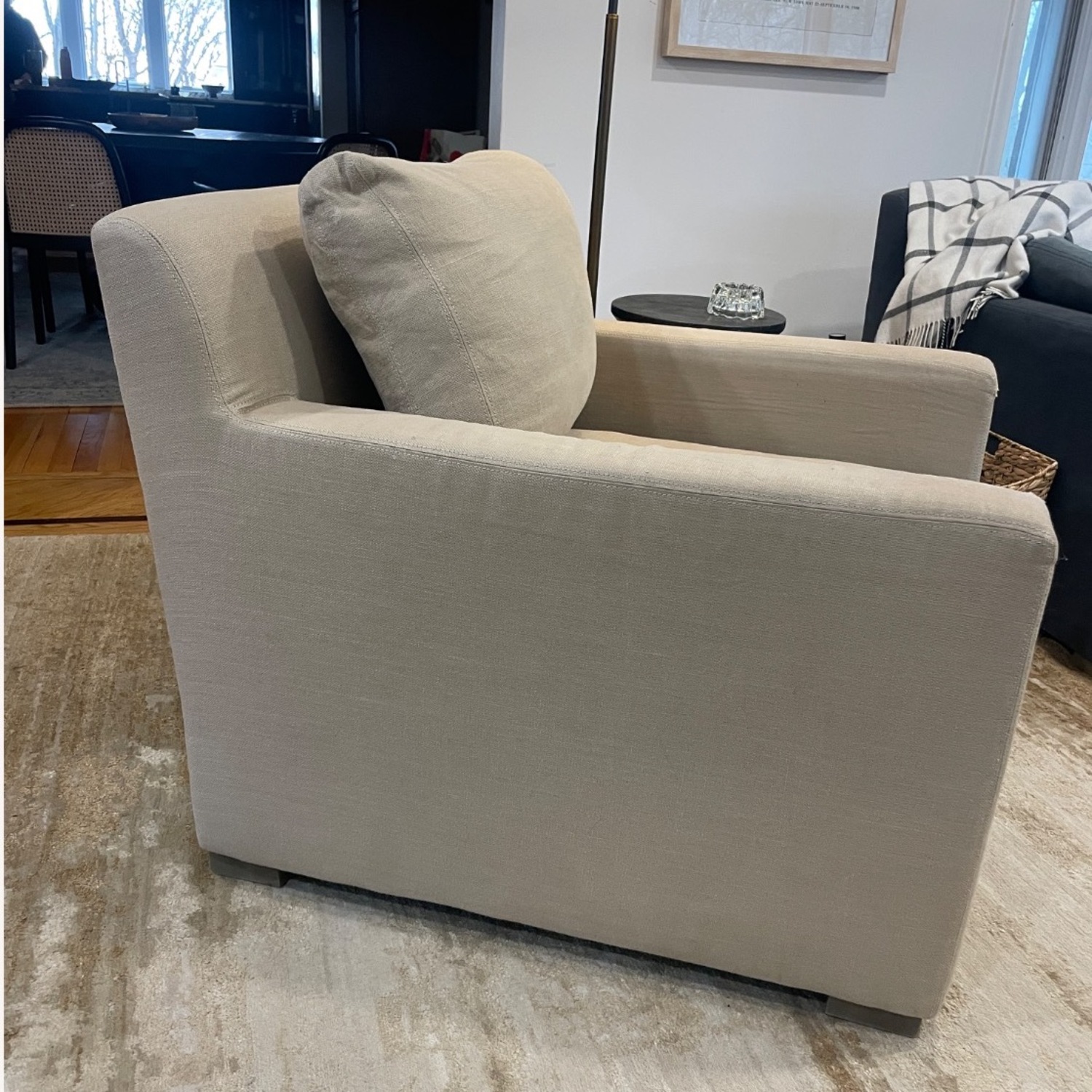 Restoration Hardware Belgian Track Arm Chair - image-3