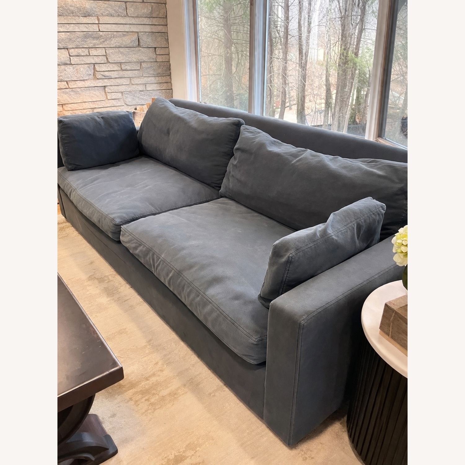 Restoration Hardware Belgian Track Arm Sofa - image-2