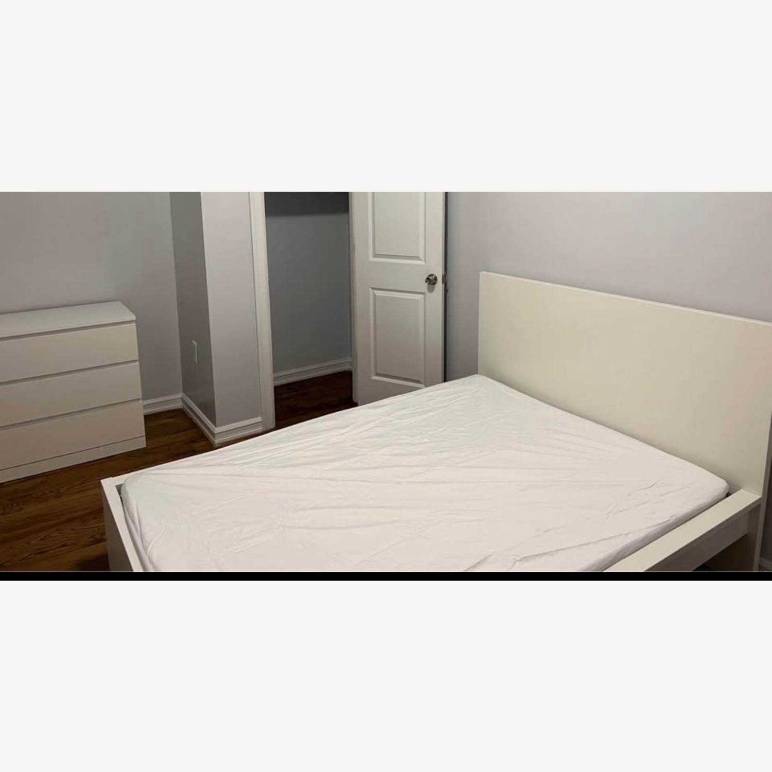 IKEA Malm White Wood Full Bed - image-4