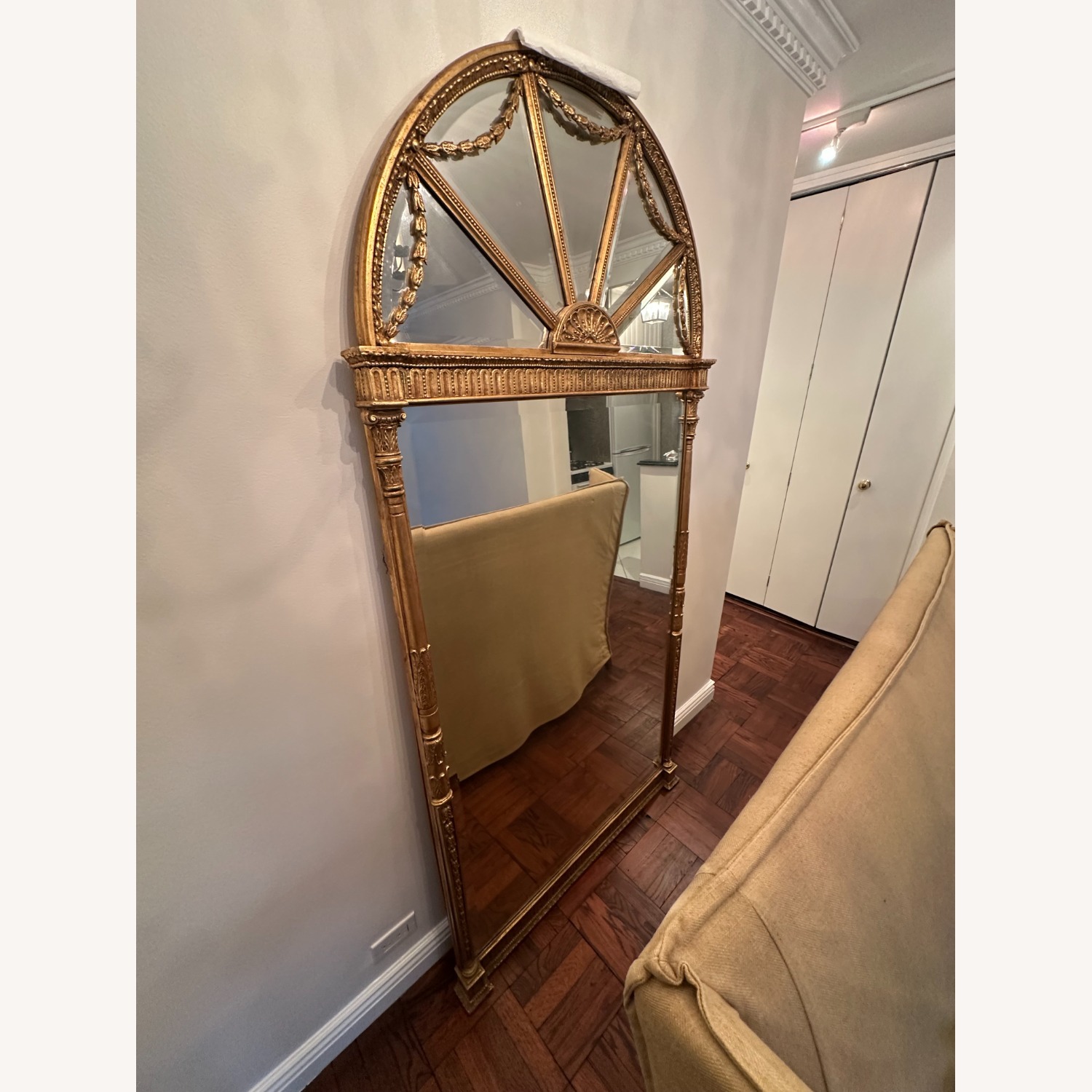 Friedman Mirrors Gold Floor Mirror - image-3