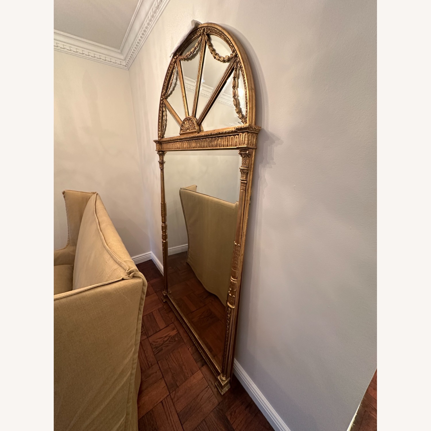 Friedman Mirrors Gold Floor Mirror - image-2