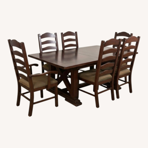 Used Dark Brown Wood Dining Sets for sale on AptDeco