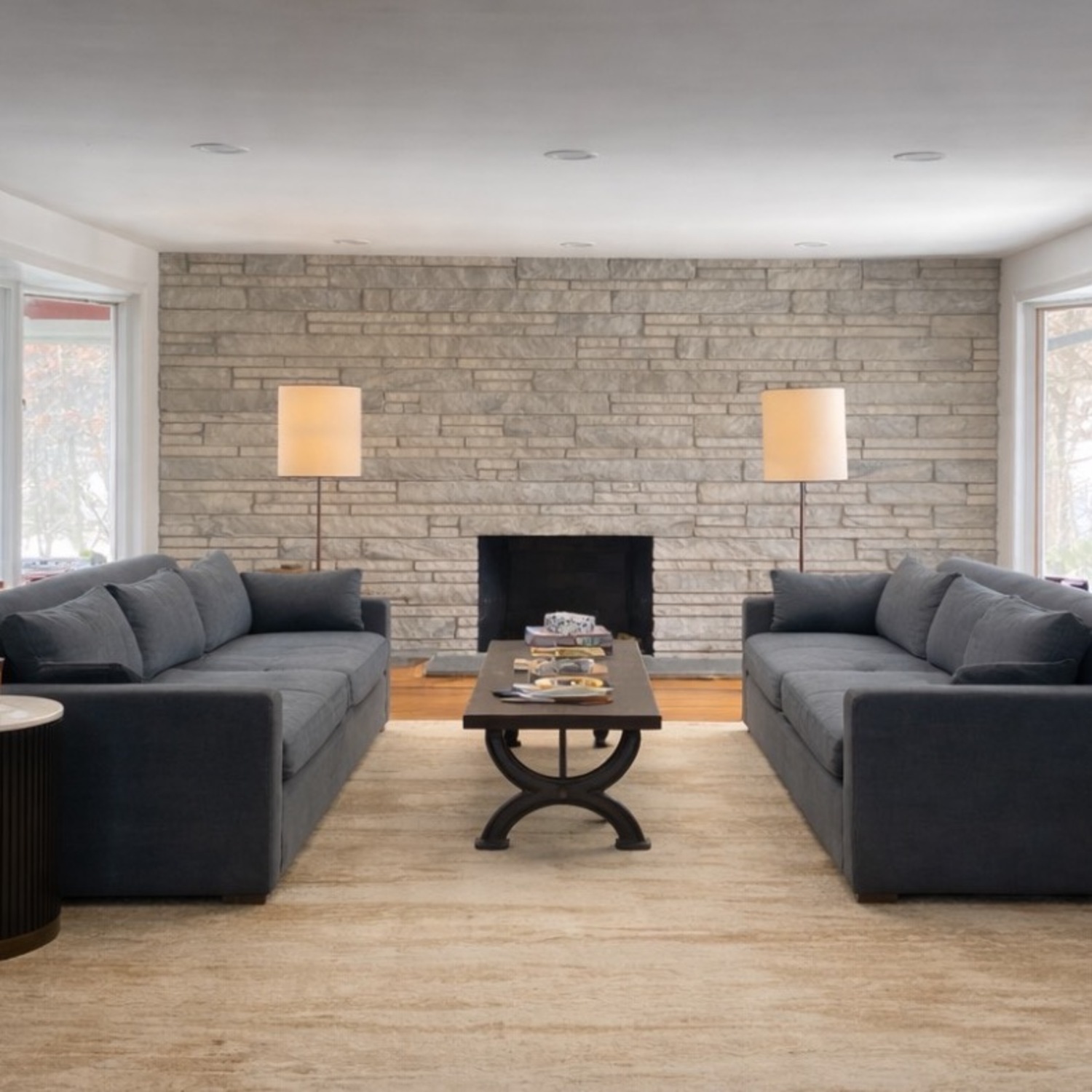 Restoration Hardware 1940s Metal Cooling Rack Table Steel - image-1