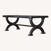 Restoration Hardware 1940s Metal Cooling Rack Table Steel