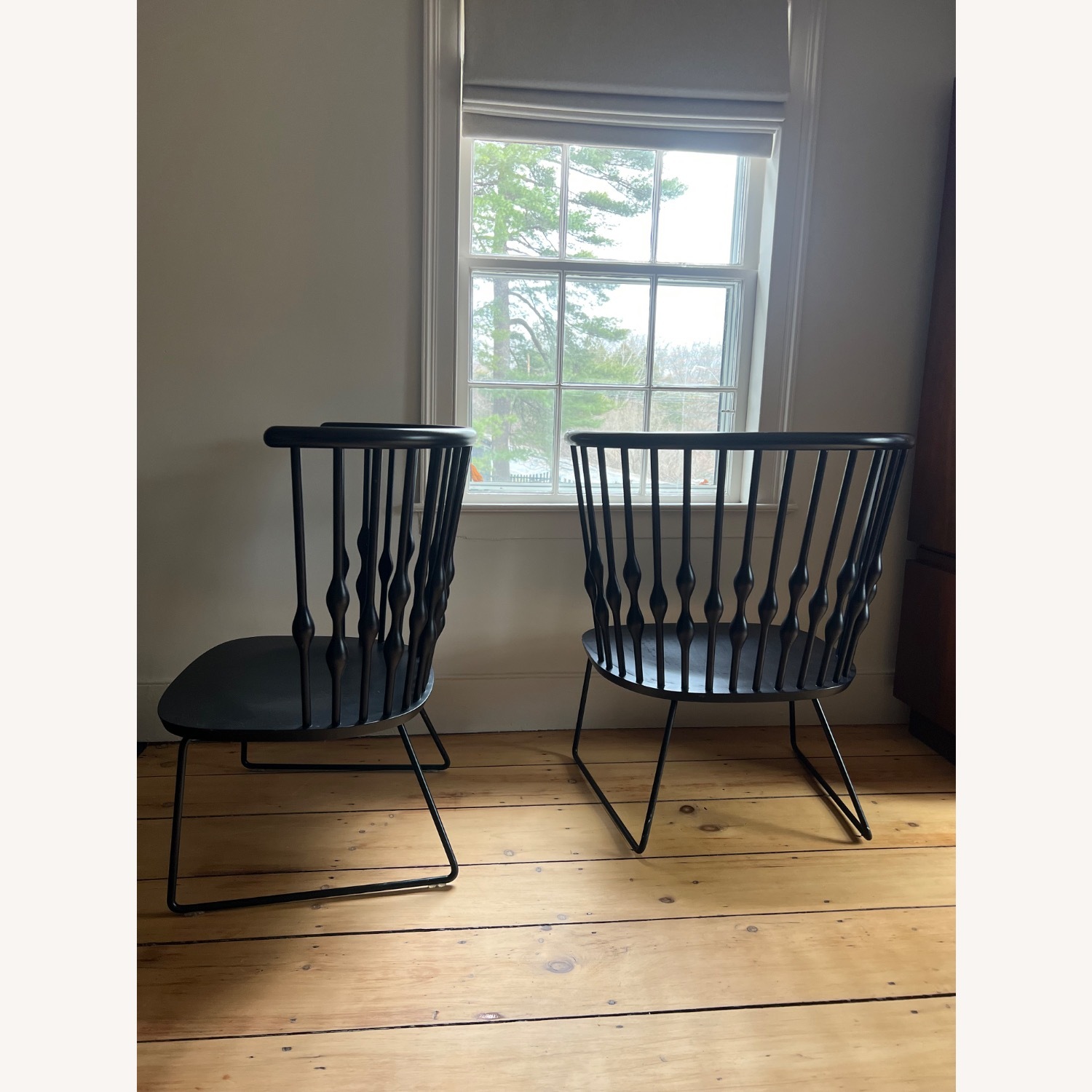 Patricia Urquiola Black Wood Accent Chairs - image-2