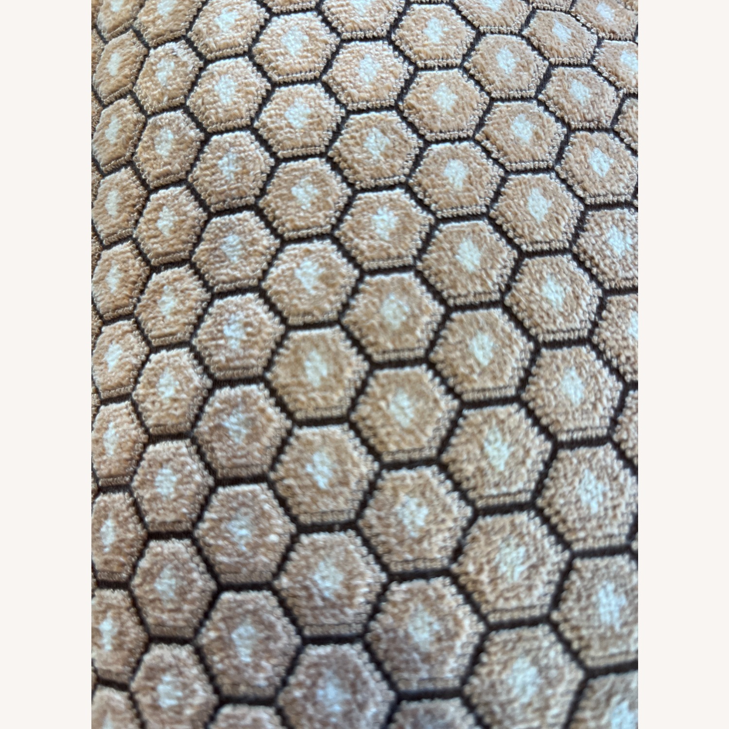 Taylor Made Custom Furniture Gold Fabric Loveseat - image-2