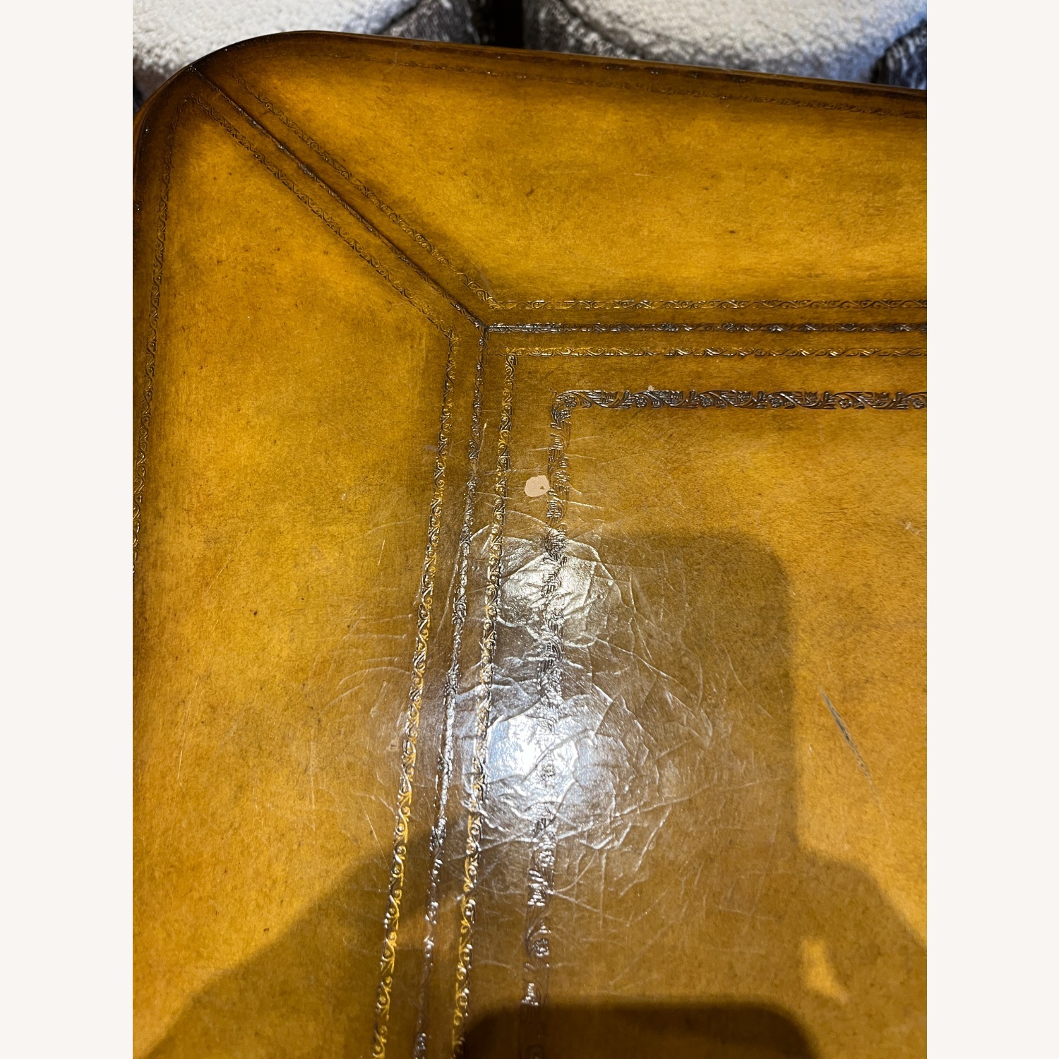 Elegant Leather-Top Game / Card / Tutoring Table - image-4