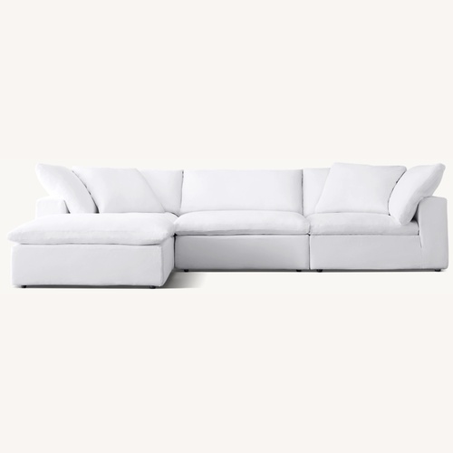 Used Restoration Hardware Cloud Natural 3+ Piece Sectional for sale on AptDeco