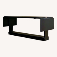 MDF Italia Dark Brown Wood Dining Table