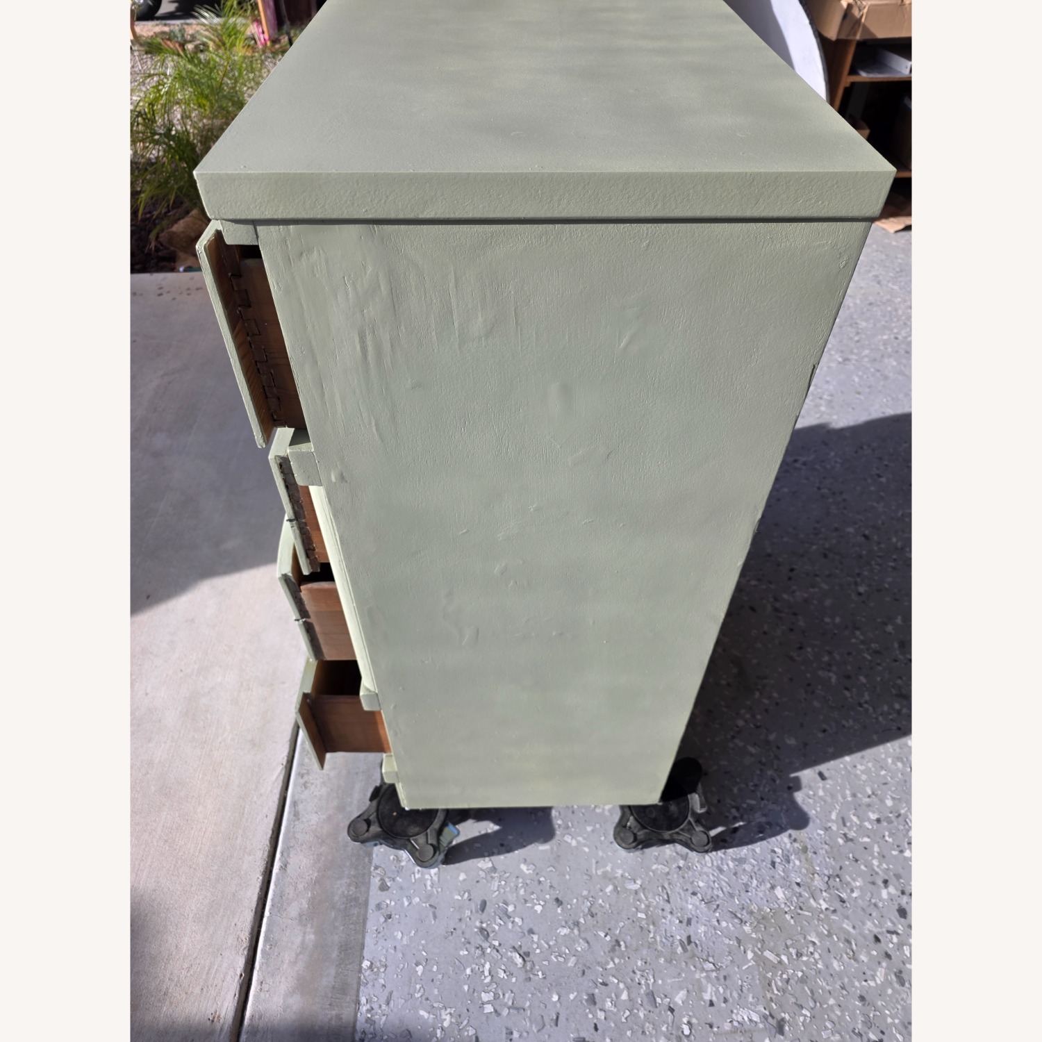  Refinished Vintage Dresser – Modern Sage Green  - image-4
