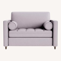 Joybird Briar Purple Fabric Sleeper Sofa
