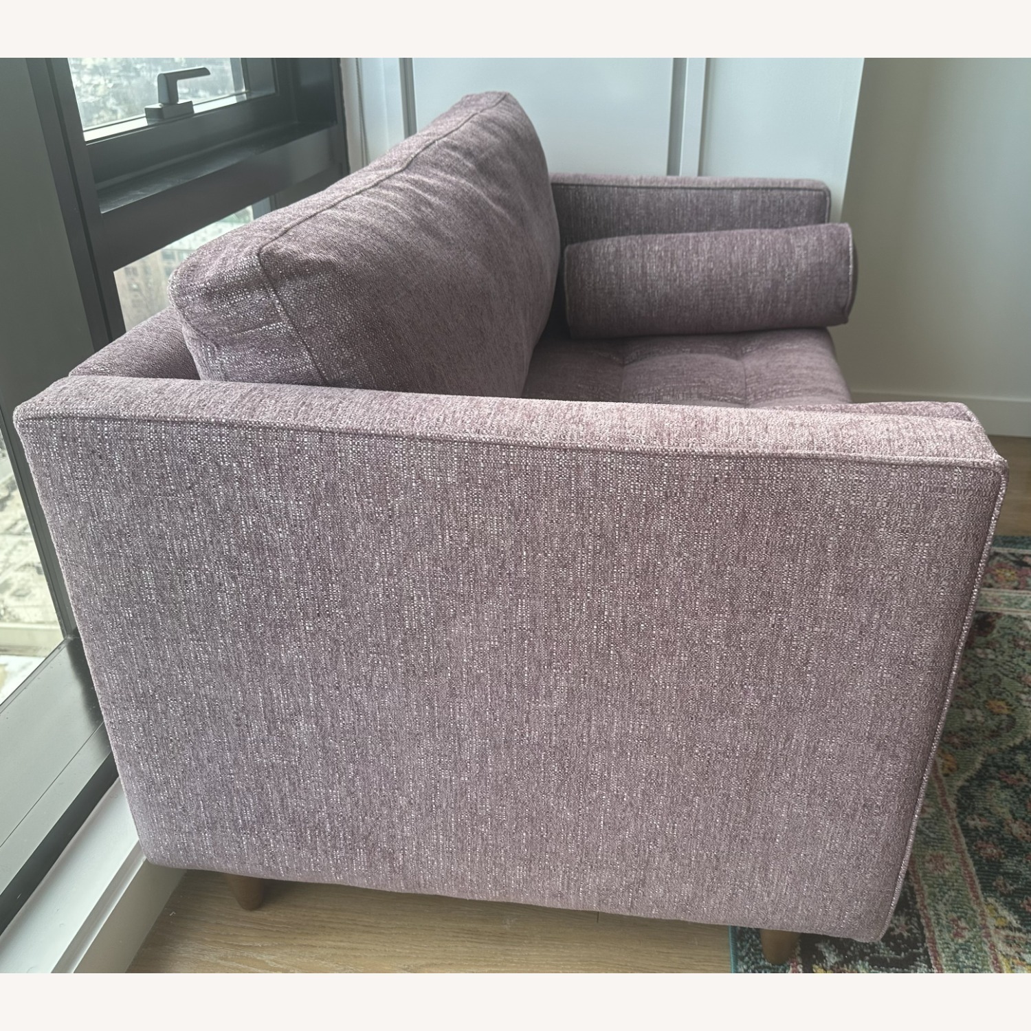 Joybird Briar Purple Fabric Sleeper Sofa - image-3